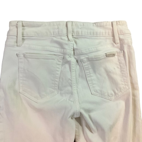 Joe’s Jeans The Icon Crop Mid Rise Skinny Crop Jeans White Sz 25 Ankle - Picture 8 of 13